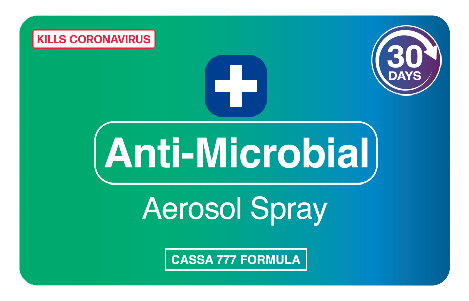 SANITIZING AEROSOL SPRAY – CASSA Anti-Microbial