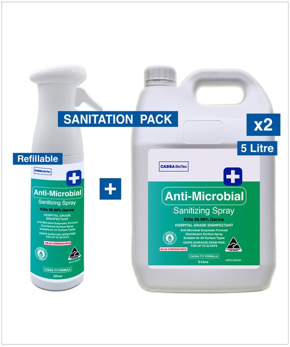 777 Sanitizing Spray - Professional Sanitation Pack 2