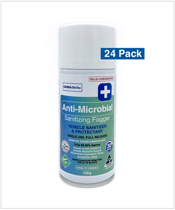 777 Vehicle Fogger (100g Sanitizing & Protectant Fogger - 24 Pack)