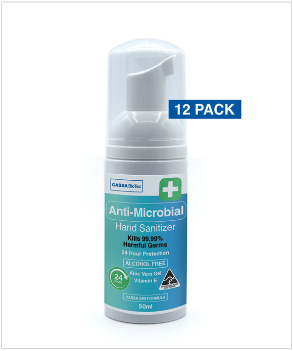 999 (24 Hour) Hand Sanitizer - 50ml (12 Pack)