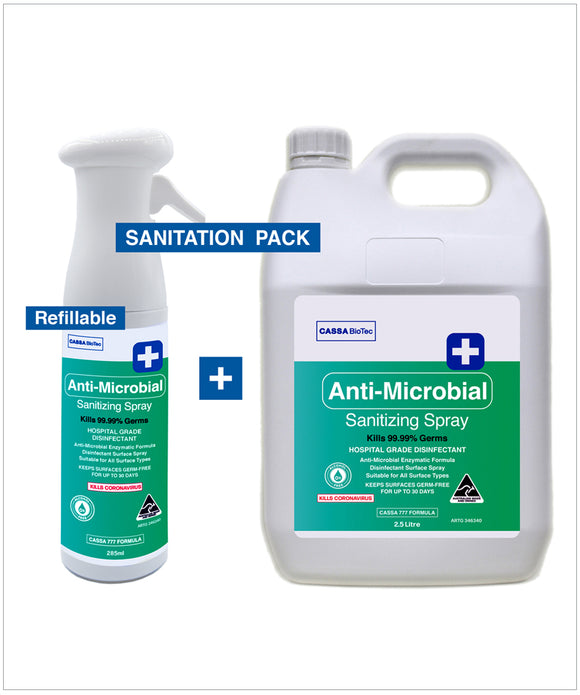777 Sanitizing Spray - Professional Sanitation Pack 1